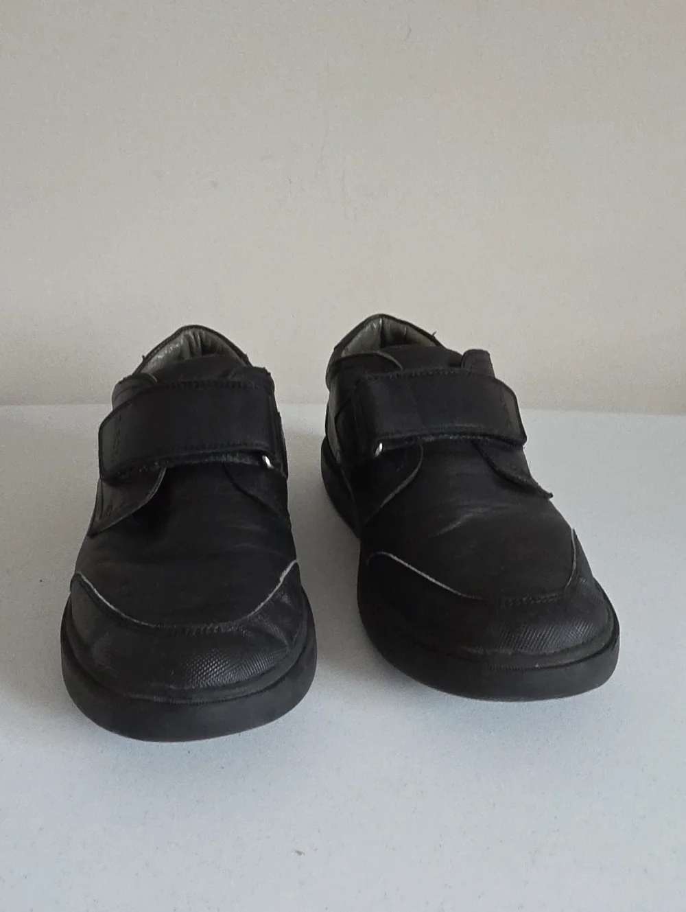 GEOX | Riddock Leather Breathable Shoes Black Boys Sz 5